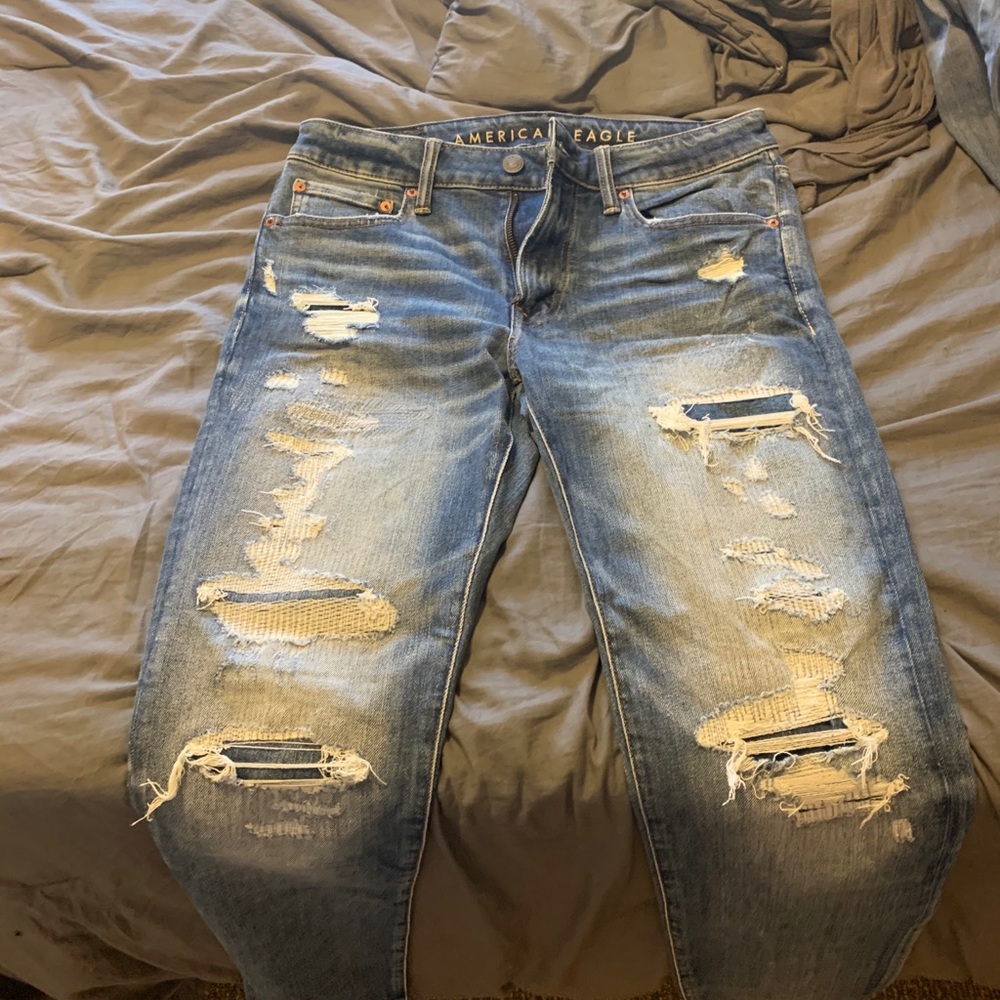 AE Next level airflex slim straight jeans